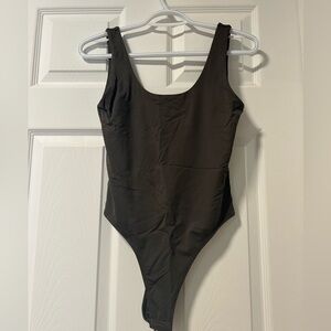 Ardene One Piece Bodysuit in Dark Grey